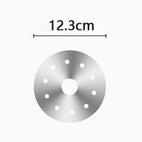 Cooking Hob Induction Cooker Heat Diffuser Saucepan Heat Diffuser Ring Plate  For Kitchen Casserole 12.3CM white