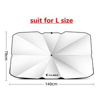 Suitable for Mercedes-Benz CLA C-CLASS GLE63 W124 car front windshield foldable sunshade anti-UV sunshade car parasol accessorie OM8