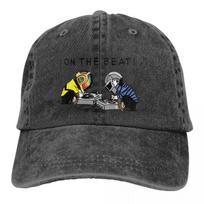 Daft Punk Elektroninės Muzikos Grupė Daugiaspalvė Kepurė su Snapeliu Vyriška Moteriška Kaubojiška Kepurė ON THE BEAT Beisbolo Kepuraitės Skydelis Apsauginė Kepurė Adjustable fluorescencinė žalia spalva