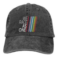 Multicolor Hat Peaked Men Women's Cowboy Cap We Race As One Baseball Caps Personalized Visor Protect Hats Adjustable kupranugaris