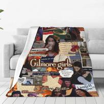 Minkštas pledas Gilmore Girls Gilmore Aš geriu kavą Kaip Mesti pledą Flanelinis lovatiesė Sofai Kėdei Miegamajai sofai Miegamosios sofos užvalkalas 30x40in black