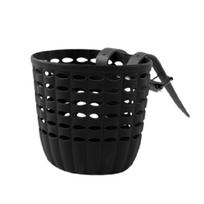 Detachable Childrens Bikes Front Handlebars Basket Plastic Tricycle Basket Bicycles Basket Gift for Girl and Boy 1 black