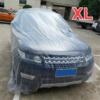 Vienkartinis automobilio uždangalas PE plėvelės medžiaga Vienkartinis skaidrus automobilio uždangalas Automobilio vandeniui atsparus uždangalas Polietileninės plastmasės medžiaga L