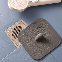 Silicone Floor Drain Deodorant Pad Toilet Pad Bathroom Anti Odor Sewer Deodorant Cover Water Stopper Bathroom Products pilka