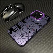 Jujutsu Kaisen Satoru Gojo telefono dėklas iPhone 16 15 14 13 12 11 mini Pro Max X XR XSMAX 8 7 Plus Anti-drop matinis galinis dangtelis iPhone XR gray