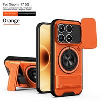 For Xiaomi 17 Case Xiaomi 17 Cover mI 17 Mi 17 Phone Case Magsafe Magnetic Fold Holder Military Armor Camera Protection Cover Xiaomi 17 black