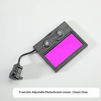 Solar Auto Darkening Welding Helmet Full Eye Protection Welder Guard for Industrial Construction DIY Welding Use A6 purple