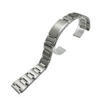 Nerūdijančio plieno laikrodžio apyrankė Seiko SK005A/B 7002 700A 6309 serijoms su naujais tiesiais tvirtinimais 20mm x 18mm gray
