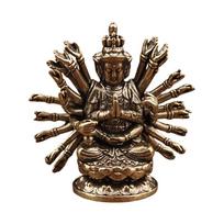 Artistic Brasses Thousand Hands Buddhas Statue Religious Sculpture Buddhas Sculpture For Home Altar Decors Spiritual Gift black