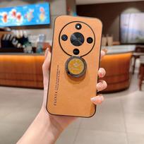 For Honor X9B Case Luxury Magnetic Leather Car Ring Holder Phone Case For Honor X7A X8A X8A Shockproof Bumper Protect Back Cover For Honor X9B orange