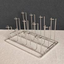 Molona Stainless Steel Glass Cup Drying Rack gray