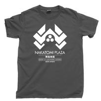 Nakatomi Plaza  Die Hard Bruce Willis John McClane Movies Hans Bubby Tee Unisex T-Shirt XL gray