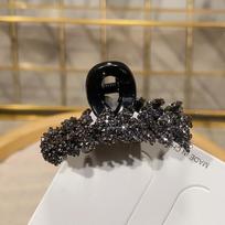 Exquisite Rhinestones Grab Clip Glitter Shiny Hair Clip Fashion Headdress  Girls juoda