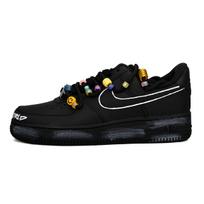 Nike Air Force 1 Multicolor Bead SAML Impact Resistance Low top Skateboard Shoes Unisex Black CW2288-001(Team6-) 40 black