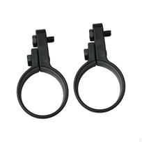 Dviračio rėmo purvasaugio laikiklio adapterio tvirtinimo remonto priedas, pagamintas iš sintetinės medžiagos, skirtas kalnų dviračiui Dia 3.2 cm black