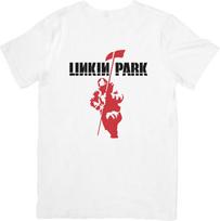 Linkin Park Music Fit for Men  Women Quality Cotton T-Shirt White. XXXXL red