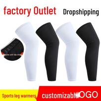 Breathable Lycra Basketball Knee Pads: Quick-Drying, Sun-Protective Compression Sleeves for Running & Cycling White XS (Single) black