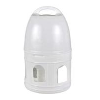 10L Large Bird Water Dispenser Waterer for Parakeets Doves and Pigeons with Easy Monitoring and Strong Construction 1 white