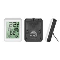 Mini LCD Digital Indoor Thermometer Hygrometer Room C/F Temperature Humidity Monitor Gaug gray