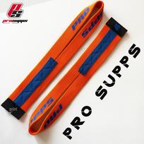 PROSUPPS Deadlift Assist Straps: Protective Weightlifting Wrist Wraps for Strength Training and Grip Support. white