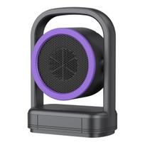 Stalinis šildytuvas Nešiojamas mini elektrinis šildytuvas su apsauga nuo perkaitimo Tylus asmeninis šildytuvas biurui miegamajam US Plug violetinė
