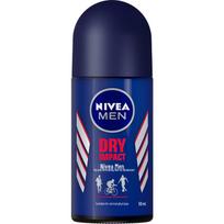 NIVEA Men Dry Force Antiperspirant Roll-On blue