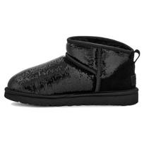 UGG Classic Ultra Mini Boot Mirror Ball Black Women's Sneakers 1151616-BLK 37 juoda