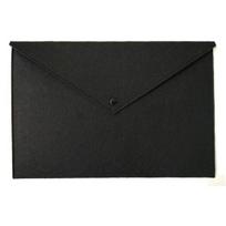 Veltinio vokas A4 failų kišenė dokumentų krepšio laikiklis organizatorius mokyklos biuro reikmenys juoda