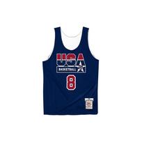 Mitchell & Ness x NBA Reversible Practice Team USA 1992 Jerseys 'Scottie Pippen 8' Men's ARPJLG18029-USANAVY92SPI S gray