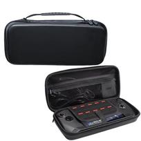 For Steam Deck OLED Hard Shell Protective Case PU Leather Portable Carry Bag with 10 Game Card Slots juoda