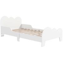 Debesėlių tematikos vaikiškas lovos rėmas su apsauginiais borteliais, 143,5 x 74,5 x 56 cm 143.5 x 74.5 x 56 cm