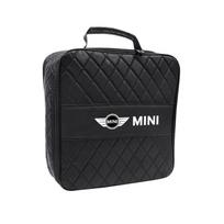 Automobilinė odinė daiktadėžė Didelės talpos automobilio bagažinės rankinė Aksesuarai MINI Cooper JCW Countryman Clubman Cabrio Paceman Coupe cnjaw55 juoda