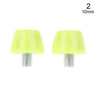 2 vnt. Futbolo batų dygliukai M5 7 mm 10 mm Neslystantis sriegiuotas varžtas Profesionali pakeičiamųjų dygliukų rinkinys Indoor Outdoor Sporto treniruotėms 10MM žalia