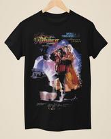 Back To The Future Part II - Movie Poster Inspired Unisex Black T-Shirt Unisex T-Shirt XXXL gray