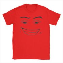 Happy Robot Face Men Women T Shirts Robloxs  Unique Tees Short Sleeve Crew Neck TShirts Cotton Plus Size Clothes S