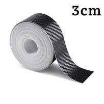 1-10m Nano Anglies Pluošto Automobilio 3D Lipdukas Juosta Durų Veidrodėlio Klijai Apsauginė Juostelė PASIDARYK PATS Apsauga Apsauginė Plėvelė Vandeniui Atspari Lipni 1PCS gray