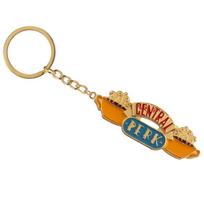 Friends TV Show Keychain Central Perk Coffee Time Photo Frame Pendant Necklace For Best Friend Car Backpack Keyring Jewelry Gift beige