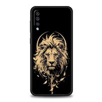 Concise Lion Pattern Case For Samsung A56 A36 A26 A54 A52 A24 A14 A50 A72 A70 A40 A06 A12 A22 A34 A42 A32 A04s A16 5G Cover For Samsung A20e beige