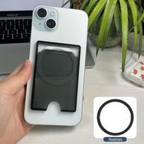 Clear Magnetic For Magsafe Wallet Case Card Holder Universal For Iphone 16 15 14 13 Pro Max Samsung Xiaomi Bank Id Card Holder