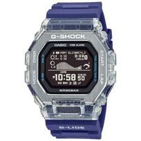Casio Wristwatch G-Shock G-LIDE Bluetooth Equipped Environmentally Friendly Material GBX-100S-2JF Mens Blue Fashion gray