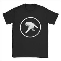 Aphex Twin Two Legged Cat T-Shirt Men Vintage Cotton Tees Crewneck Short Sleeve T Shirt Unique M white