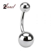 Smart Surgical Stainless Steel Ball Barbell Belly Navel Ring Button Body Piercing sidabras