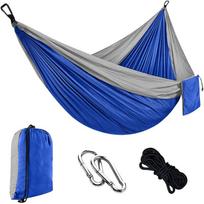 Portable Nylon Parachute Camping Hammock Swing Chair (Single/Double)