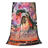 Pokemon Anime Kortelė Houndoom Antklodės Animacinis Žaidimas Vilna Juokingos Minkštos Mėtymo Antklodės Lovatiesei Tekstilės Dekorui Automobiliui 30x40in black
