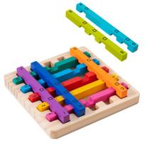 Klijuojami dėlionės žaislai Montessori mokymo priemonės Matematikos mokymasis Spalvų derinimo žaidimas „Pasidaryk pats“ Edukaciniai žaislai Vaikams