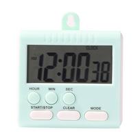 Digital Kitchen Timer Simple Operation Countdown Timer Hangable Visual Timer 24 Hour Clock for Cooking Fitness Studying žalia