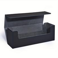 For magic game cards, sports cards. - Trading card storage box,hold 600+ single sleeved cards,PU leather TCG card box, suitable juoda