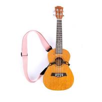 Patogus reguliuojamas gitaros peties diržas Muzikos instrumento kaklo diržas Gitaros priedai rožinė