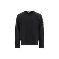 Stone Island Sweatshirt Slim Fit Solid Color Crew Neck Long Sleeve Kids tops Black 791661320-V0029 8 black