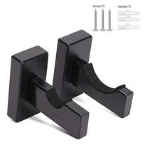2Pcs Softball Bat Baseball Bat Holder with Screws Wall Mount Hanger Durable Hockey Stick Stand khaki beige